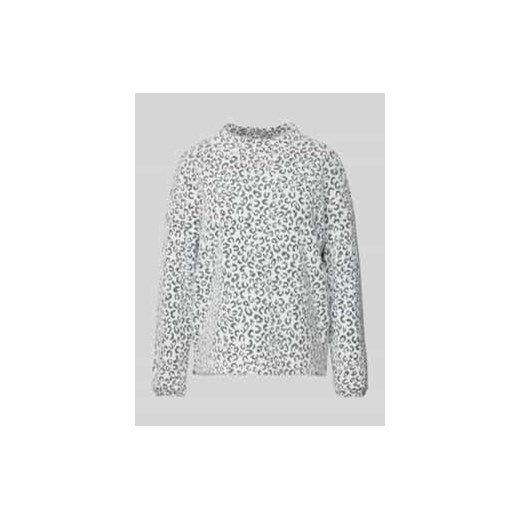 Sweter z dzianiny z prążkowanymi wykończeniami ze sklepu Peek&Cloppenburg  w kategorii Swetry damskie - zdjęcie 177858114