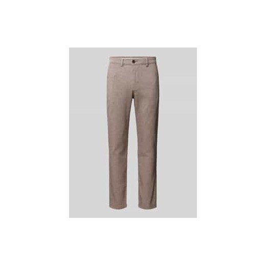 Spodnie materiałowe o kroju slim fit ze szlufkami na pasek model ‘MILES’ ze sklepu Peek&Cloppenburg  w kategorii Spodnie męskie - zdjęcie 177858370