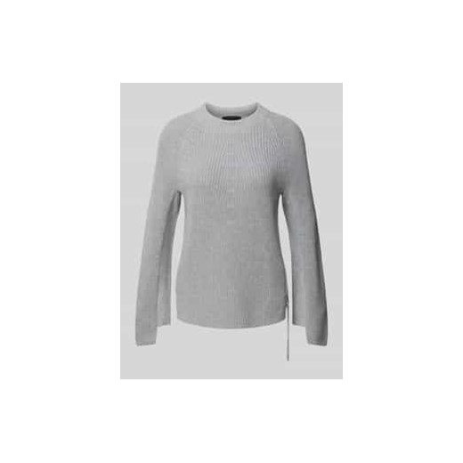 Sweter z dzianiny z okrągłym dekoltem ze sklepu Peek&Cloppenburg  w kategorii Swetry damskie - zdjęcie 177858444