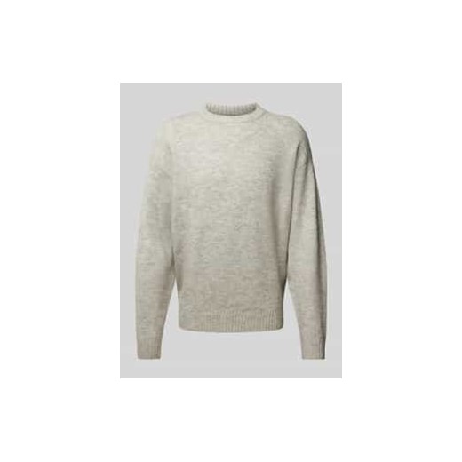 Sweter z dzianiny z okrągłym dekoltem model ‘OLLIE’ ze sklepu Peek&Cloppenburg  w kategorii Swetry męskie - zdjęcie 177858532