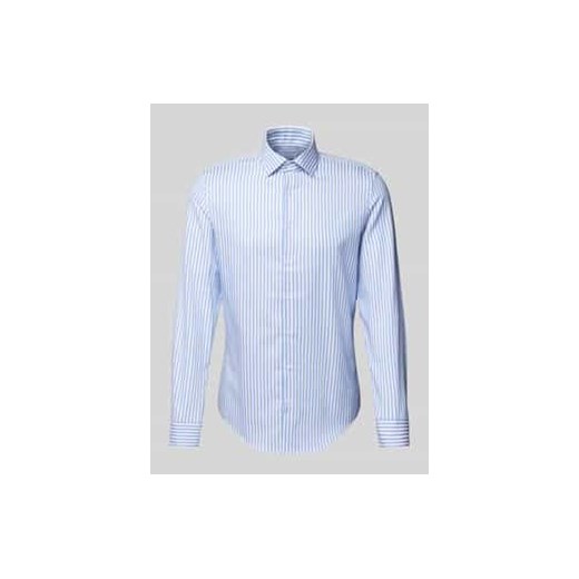 Koszula biznesowa o kroju slim fit z kołnierzykiem typu kent ze sklepu Peek&Cloppenburg  w kategorii Koszule męskie - zdjęcie 177858833