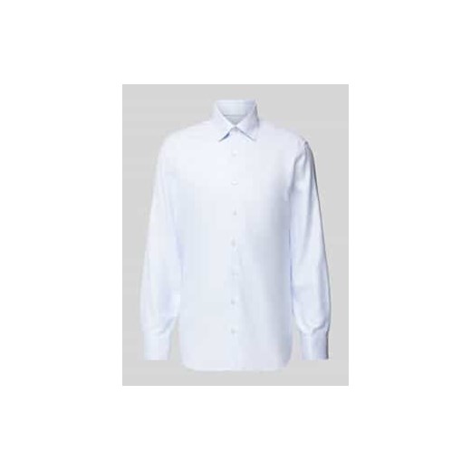 Koszula biznesowa o kroju slim fit z kołnierzykiem typu kent ze sklepu Peek&Cloppenburg  w kategorii Koszule męskie - zdjęcie 177859140