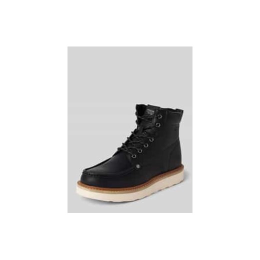 Buty sznurowane z detalami z logo model ‘WARCHWAY’ ze sklepu Peek&Cloppenburg  w kategorii Buty zimowe męskie - zdjęcie 177859261