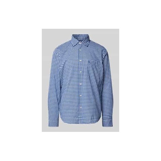 Koszula casualowa o kroju regular fit z czystej bawełny ekologicznej ze wzorem w kratę ze sklepu Peek&Cloppenburg  w kategorii Koszule męskie - zdjęcie 177859344