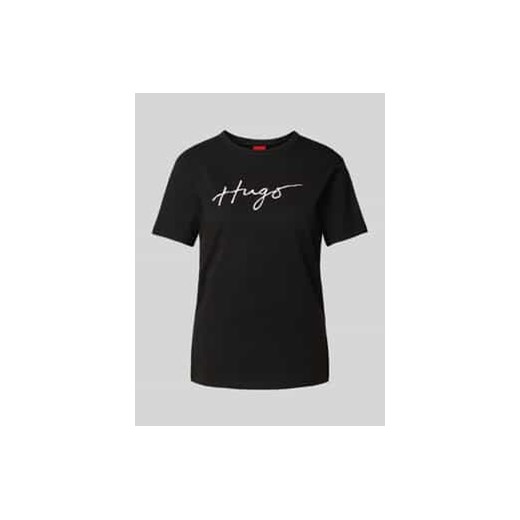 T-shirt z nadrukiem z logo model ‘Damacia’ ze sklepu Peek&Cloppenburg  w kategorii Bluzki damskie - zdjęcie 177859621