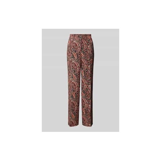 Spodnie szerokie o kroju regular fit z guzikiem z imitacji rogu model ‘MABLE MAVITA’ ze sklepu Peek&Cloppenburg  w kategorii Spodnie damskie - zdjęcie 177859671