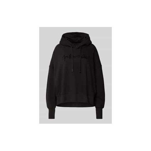 Bluza z kapturem i detalem z logo ze sklepu Peek&Cloppenburg  w kategorii Bluzy damskie - zdjęcie 177859743