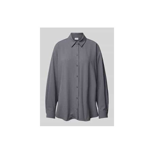 Bluzka o kroju relaxed fit z obszyciem ozdobnymi kamieniami ze sklepu Peek&Cloppenburg  w kategorii Koszule damskie - zdjęcie 177859762
