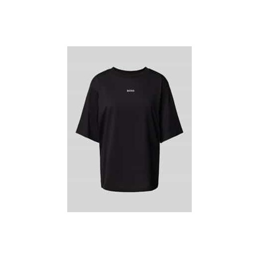 T-shirt o kroju oversized z nadrukiem z logo model ‘Enis’ ze sklepu Peek&Cloppenburg  w kategorii Bluzki damskie - zdjęcie 177859801