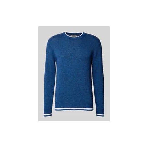 Sweter z dzianiny o kroju regular fit z detalem z logo ze sklepu Peek&Cloppenburg  w kategorii Swetry męskie - zdjęcie 177859813