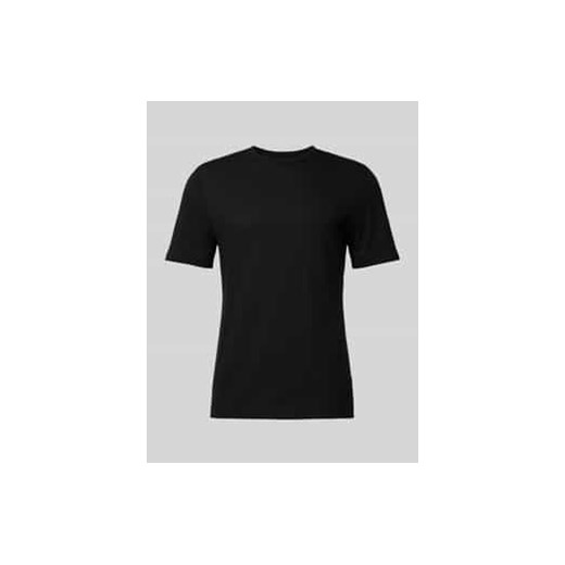 T-shirt z prążkowanym,okrągłym dekoltem model ‘TIBURT’ ze sklepu Peek&Cloppenburg  w kategorii T-shirty męskie - zdjęcie 177859891