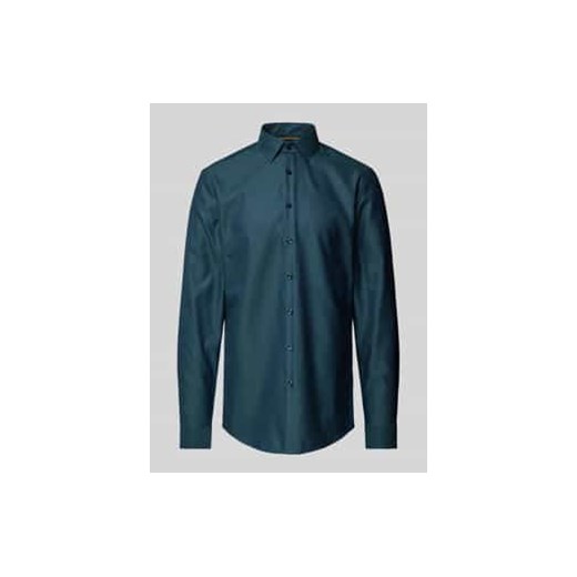 Koszula biznesowa o kroju regular fit z kołnierzykiem typu kent ze sklepu Peek&Cloppenburg  w kategorii Koszule męskie - zdjęcie 177860082