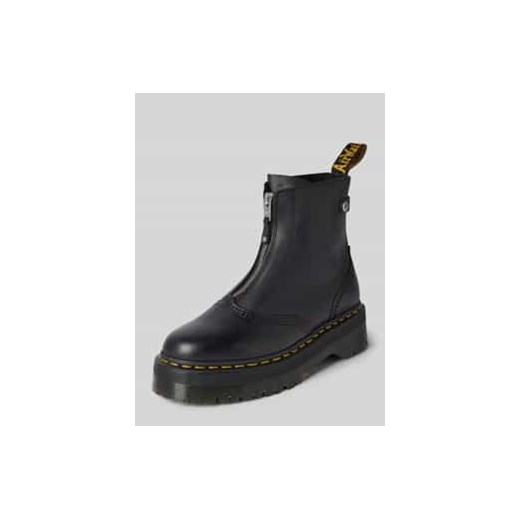 Buty skórzane z podeszwą na platformie model ‘Jetta’ ze sklepu Peek&Cloppenburg  w kategorii Śniegowce damskie - zdjęcie 177860361