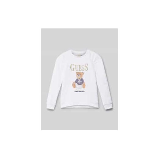 Bluza z wyhaftowanym logo model ‘ACTIVE’ ze sklepu Peek&Cloppenburg  w kategorii Bluzy dziewczęce - zdjęcie 177860414