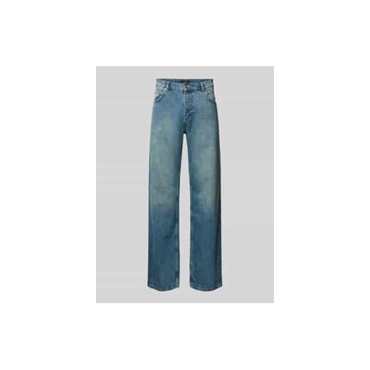 Jeansy o kroju baggy fit z 5 kieszeniami ze sklepu Peek&Cloppenburg  w kategorii Jeansy męskie - zdjęcie 177860473