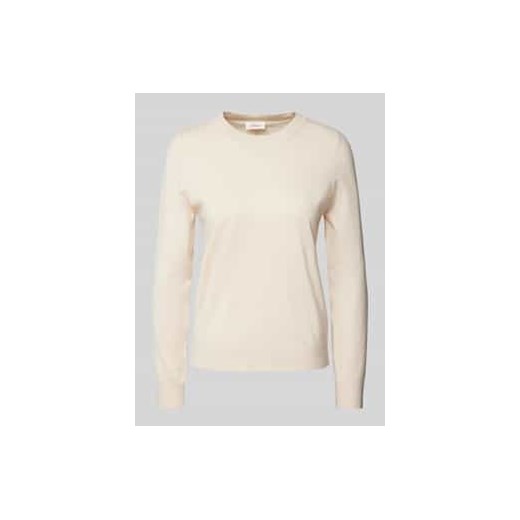 Sweter o kroju regular fit z dzianiny z mieszanki wiskozy z prążkowanymi wykończeniami ze sklepu Peek&Cloppenburg  w kategorii Swetry damskie - zdjęcie 177860613