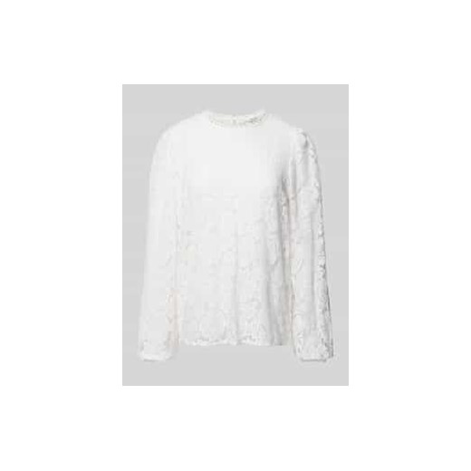 Bluzka o kroju regular fit z fakturowanym wzorem model ‘GILACE’ ze sklepu Peek&Cloppenburg  w kategorii Bluzki damskie - zdjęcie 177860702