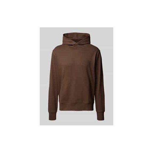 Bluza z kapturem i nadrukiem z logo model ‘BLACHAD’ ze sklepu Peek&Cloppenburg  w kategorii Bluzy męskie - zdjęcie 177860790