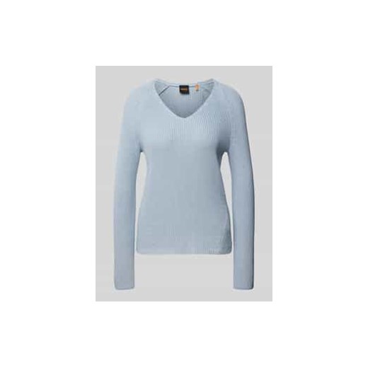 Sweter z dzianiny z dekoltem w łódkę model ‘Fardin’ ze sklepu Peek&Cloppenburg  w kategorii Swetry damskie - zdjęcie 177860791