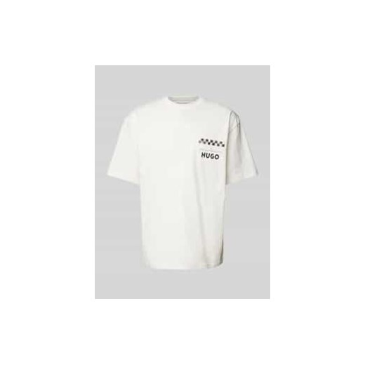T-shirt z nadrukiem z logo model ‘Drallie’ ze sklepu Peek&Cloppenburg  w kategorii T-shirty męskie - zdjęcie 177860883