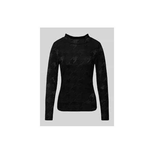 T-shirt o kroju slim fit ze wzorem w pepitkę ze sklepu Peek&Cloppenburg  w kategorii Bluzki damskie - zdjęcie 177860934