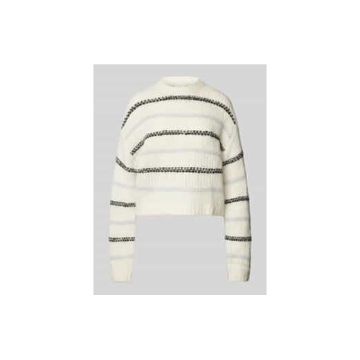Sweter z dzianiny z okrągłym dekoltem model ‘Paulina’ ze sklepu Peek&Cloppenburg  w kategorii Swetry damskie - zdjęcie 177860960