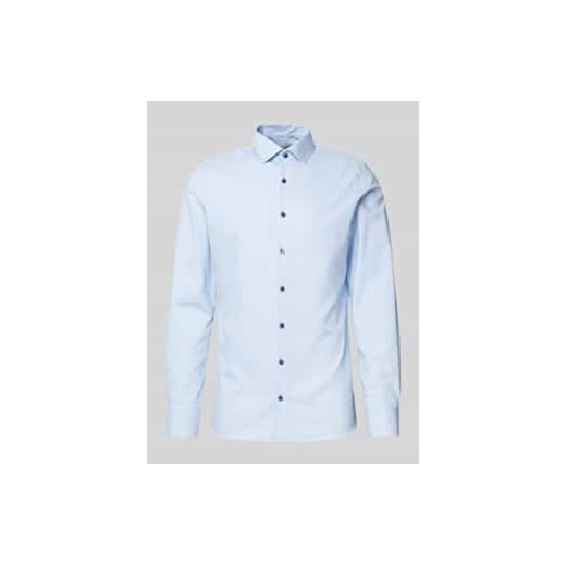 Koszula biznesowa o kroju slim fit z kołnierzykiem new kent ze sklepu Peek&Cloppenburg  w kategorii Koszule męskie - zdjęcie 177861110