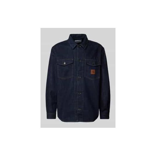 Kurtka jeansowa z naszywką z logo model ‘LINCOLN’ ze sklepu Peek&Cloppenburg  w kategorii Kurtki męskie - zdjęcie 177861234