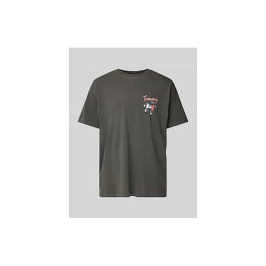 T-shirt o kroju relaxed fit z wyhaftowanym logo model ‘NOVELTY’ ze sklepu Peek&Cloppenburg  w kategorii T-shirty męskie - zdjęcie 177861450