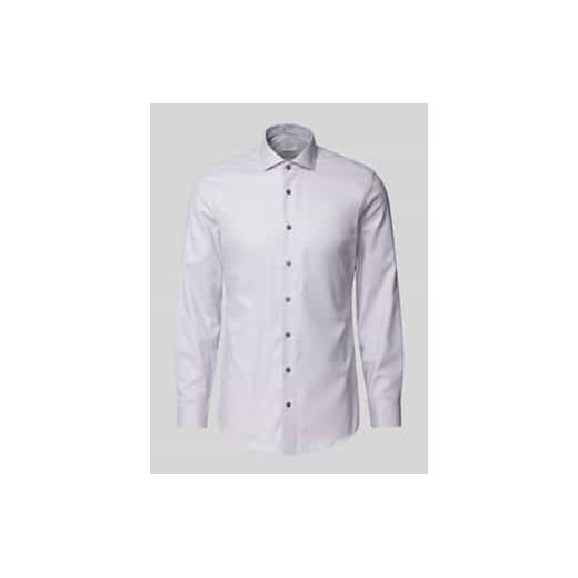 Koszula biznesowa o kroju slim fit z kołnierzykiem new kent ze sklepu Peek&Cloppenburg  w kategorii Koszule męskie - zdjęcie 177861530