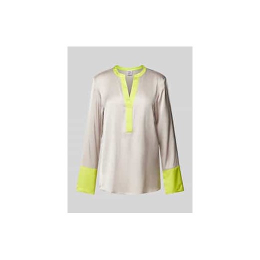 Bluzka o kroju regular fit z dekoltem w serek ze sklepu Peek&Cloppenburg  w kategorii Bluzki damskie - zdjęcie 177861561