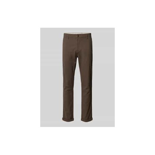 Chinosy o kroju slim fit z kieszeniami z tyłu model ‘MARCO FURY’ ze sklepu Peek&Cloppenburg  w kategorii Spodnie męskie - zdjęcie 177861830