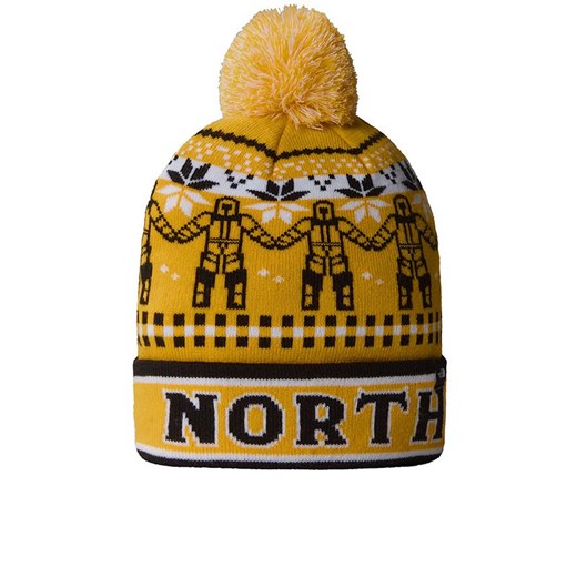 Czapka The North Face Ski Tuke Beanie 0A4SIE9IO1 - żółta ze sklepu streetstyle24.pl w kategorii Czapki zimowe męskie - zdjęcie 177862080