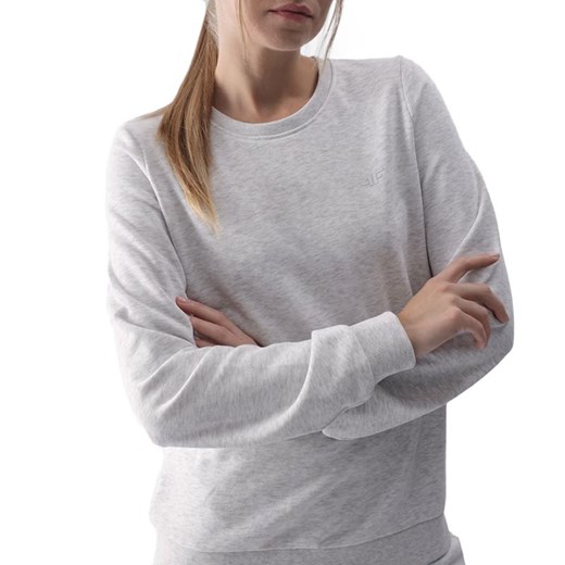 Bluza 4F WMM00TSWSF146927M - szara ze sklepu streetstyle24.pl w kategorii Bluzy damskie - zdjęcie 177862081