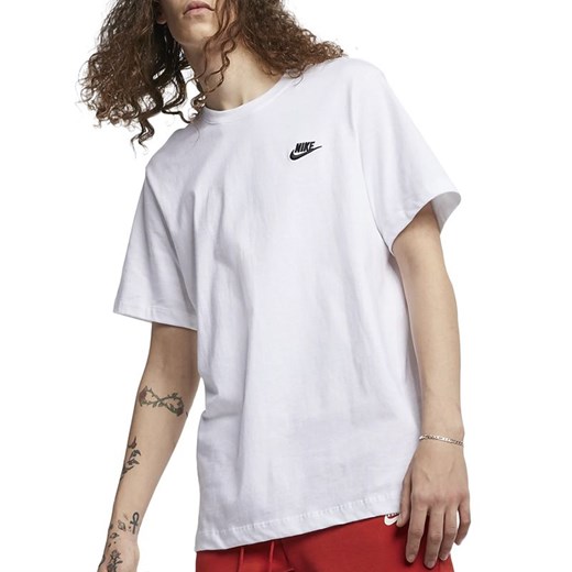 Koszulka Nike Sportswear Club AR4997-101 - biała ze sklepu streetstyle24.pl w kategorii T-shirty męskie - zdjęcie 177862220