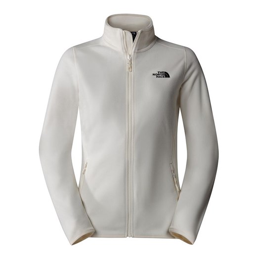 Bluza The North Face 100 Glacier Full-Zip Fleece 0A855O4HP1 - biała ze sklepu streetstyle24.pl w kategorii Bluzy damskie - zdjęcie 177862291