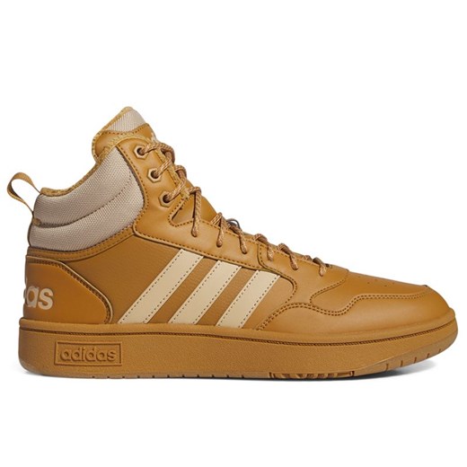 Buty adidas Hoops 3.0 Mid Lifestyle Basketball Classic IF2636 - brązowe ze sklepu streetstyle24.pl w kategorii Buty sportowe męskie - zdjęcie 177862421