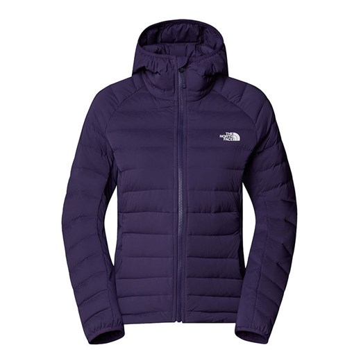 Kurtka The North Face Belleview Stretch Down Hoodie 0A7UK51JI1 - fioletowa ze sklepu streetstyle24.pl w kategorii Kurtki damskie - zdjęcie 177862444