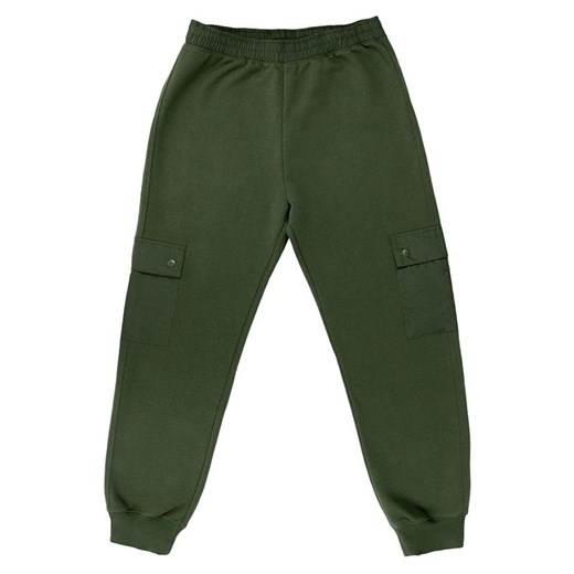 Spodnie Champion Rib Cuff 117499-GS508 - zielone ze sklepu streetstyle24.pl w kategorii Spodnie damskie - zdjęcie 177862481