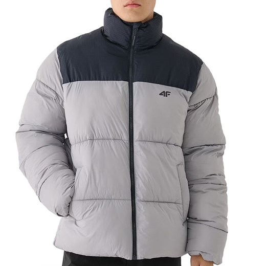 Kurtka 4F WAW24TDJAM48525S - szara ze sklepu streetstyle24.pl w kategorii Kurtki męskie - zdjęcie 177862504