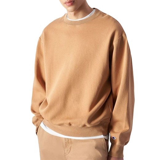Bluza Champion Fleece Sweatshirt 220511-MS034 - brązowy ze sklepu streetstyle24.pl w kategorii Bluzy męskie - zdjęcie 177862644