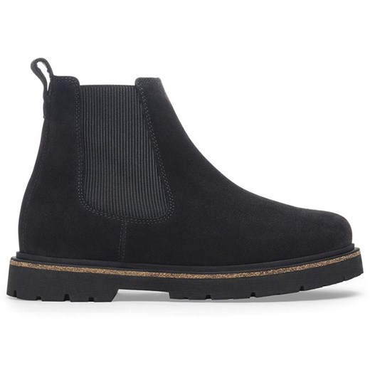 Buty Birkenstock Highwood Slip On 1028138 - czarne ze sklepu streetstyle24.pl w kategorii Buty zimowe męskie - zdjęcie 177862654