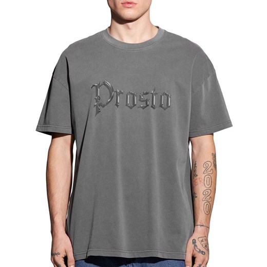 Koszulka Prosto Groud KL242MTEE1041 - szara ze sklepu streetstyle24.pl w kategorii T-shirty męskie - zdjęcie 177862694