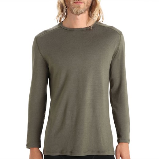 Koszulka Icebreaker Merino 260 Tech Long Sleeve Crewe Thermal Top 1043710691 - zielona ze sklepu streetstyle24.pl w kategorii T-shirty męskie - zdjęcie 177862734