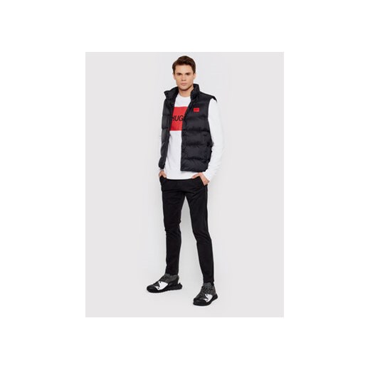 Hugo Spodnie materiałowe David204d 50437976 Czarny Slim Fit 30_34 MODIVO