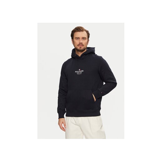 Tommy Hilfiger Bluza MW0MW39050 Granatowy Regular Fit Tommy Hilfiger L MODIVO