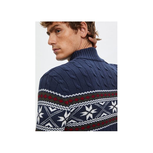 Selected Homme Golf 16081554 Granatowy Regular Fit Selected Homme XL MODIVO