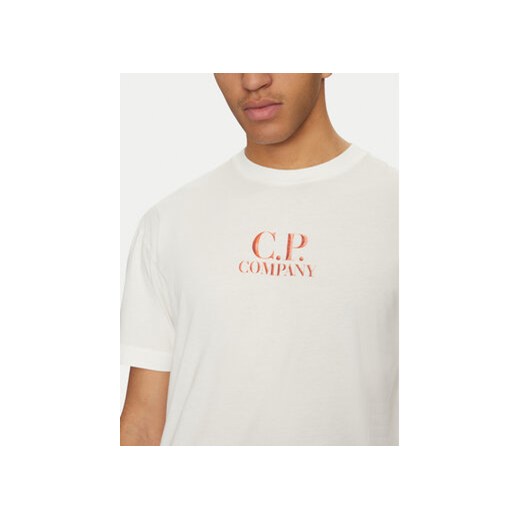 C.P. Company T-Shirt 18CMTS141A005100W Biały Regular Fit M MODIVO