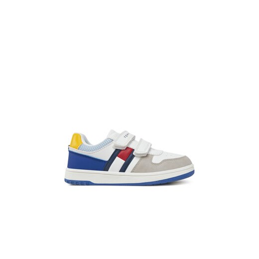 Tommy Hilfiger Sneakersy Flag Low Cut Velcro Sneaker T1X9-33844-1269 S Biały ze sklepu MODIVO w kategorii Buty sportowe dziecięce - zdjęcie 177871230