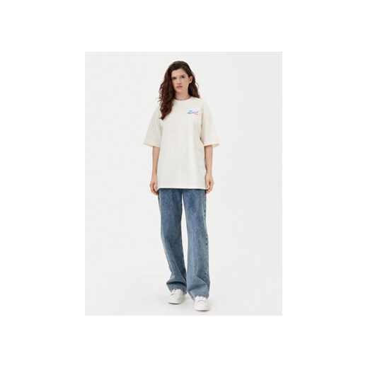 HUGO T-Shirt 50533976 Biały Oversize XS MODIVO